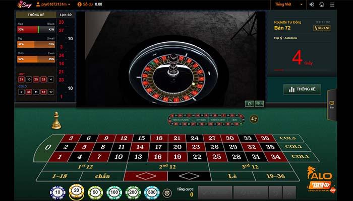 Luật chơi Roulette Online tại Casino ALO789