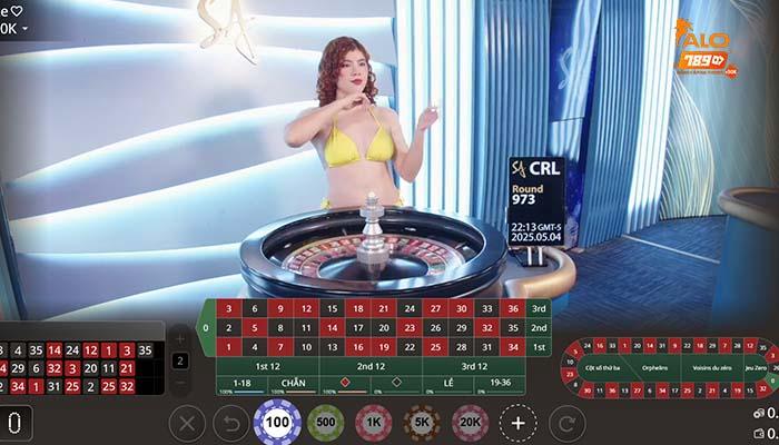 Roulette Online - trò chơi hấp dẫn tại Casino ALO789