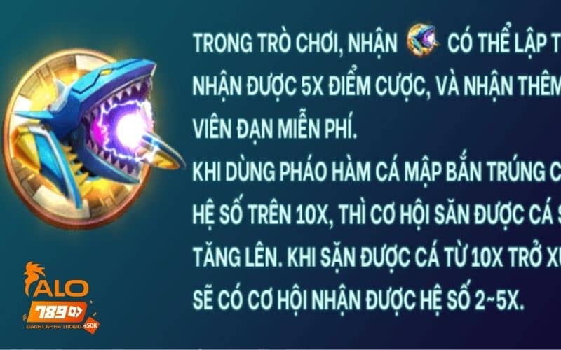 Vũ khi nâng cấp hỗ trợ người chơi săn cá